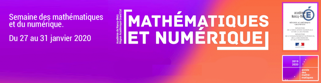 Mathématiques et numérique DANE Nancy-Metz numérique